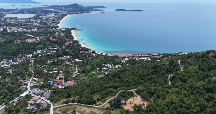 Peaceful Sea View Land for Sale in Chaweng Noi Hills