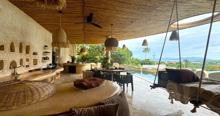 Balinese 3 Bedroom Luxury Sea View Villa in Plai Laem