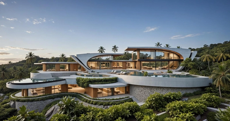 Truly exceptional 7-10 bed sea view Koh Samui luxury villa